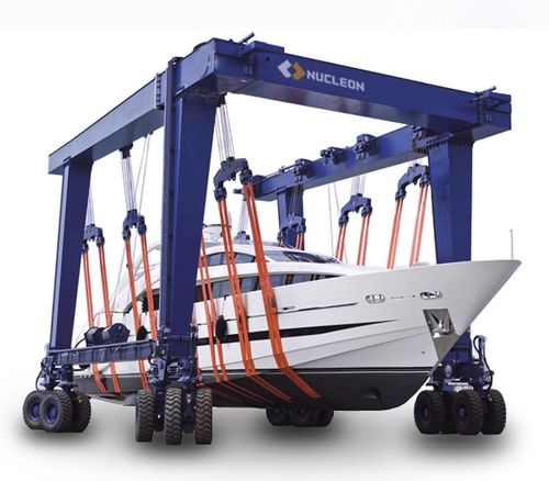 纽科伦起重机械生产厂家 游艇搬运门式起重机